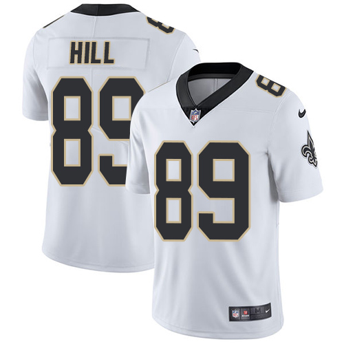 Nike Saints #89 Josh Hill White Men's Stitched NFL Vapor Untouchable Limited Jersey